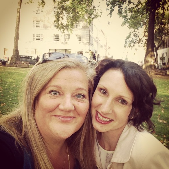 Selfie with Kelly in Berkeley Square