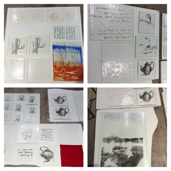 Screenprint after firing